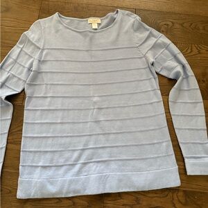 LOFT Soft Blue Lightweight Sweater